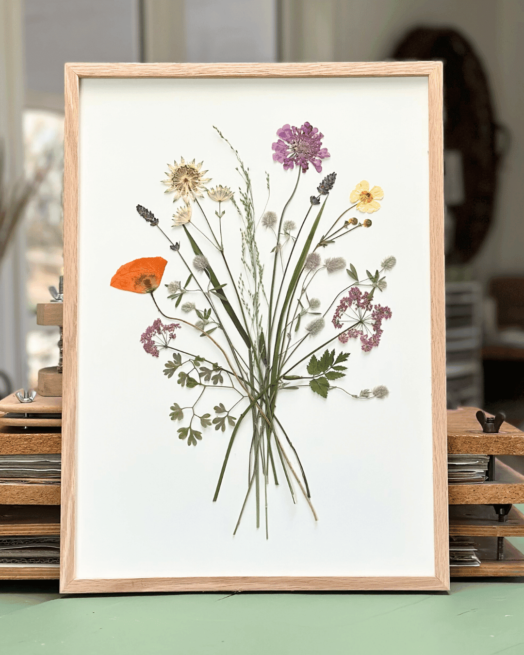 tørret blomster plakat