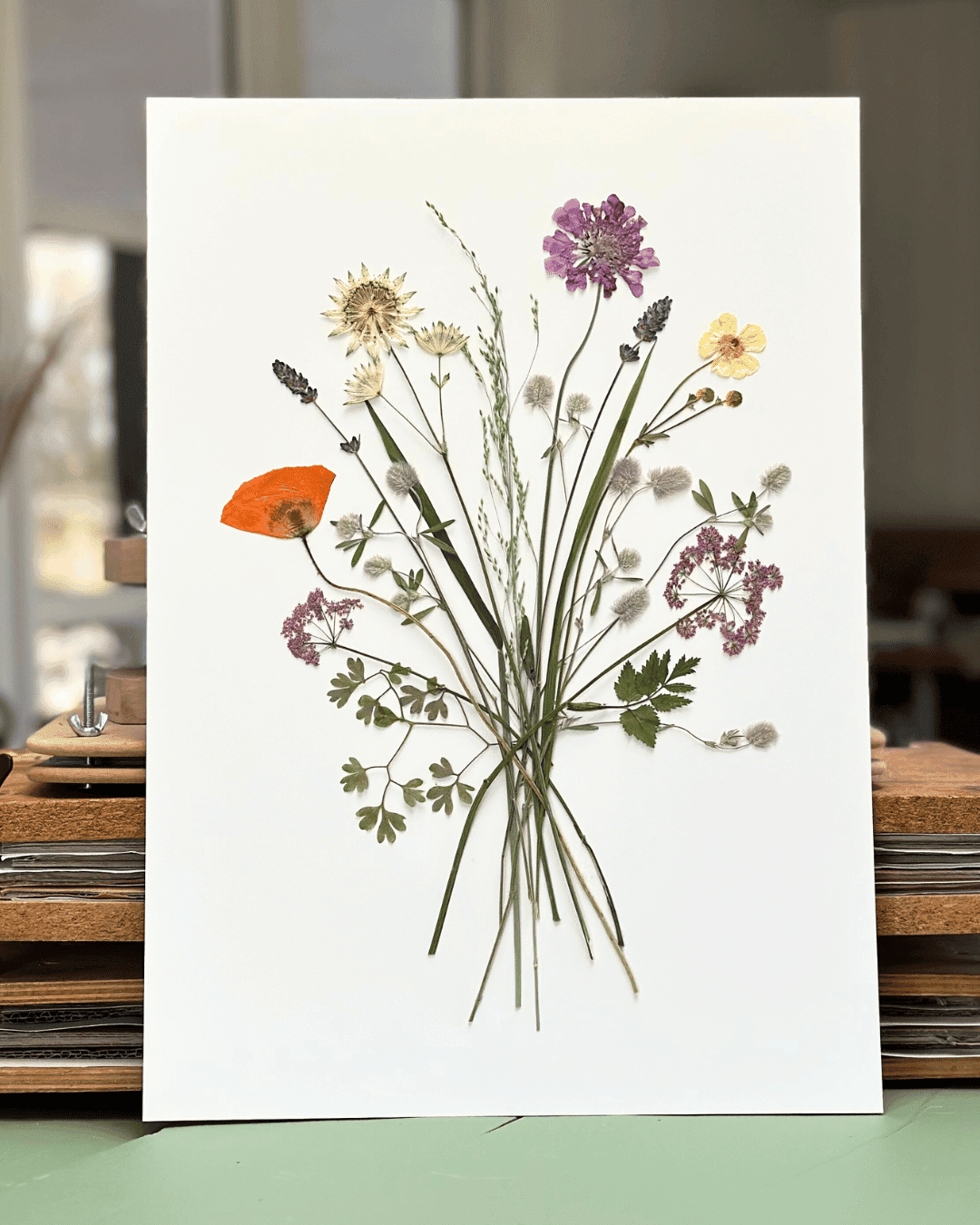 tørret blomster plakat